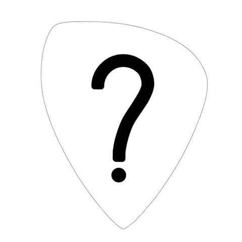 Mystery Hellwing Guitar Pick